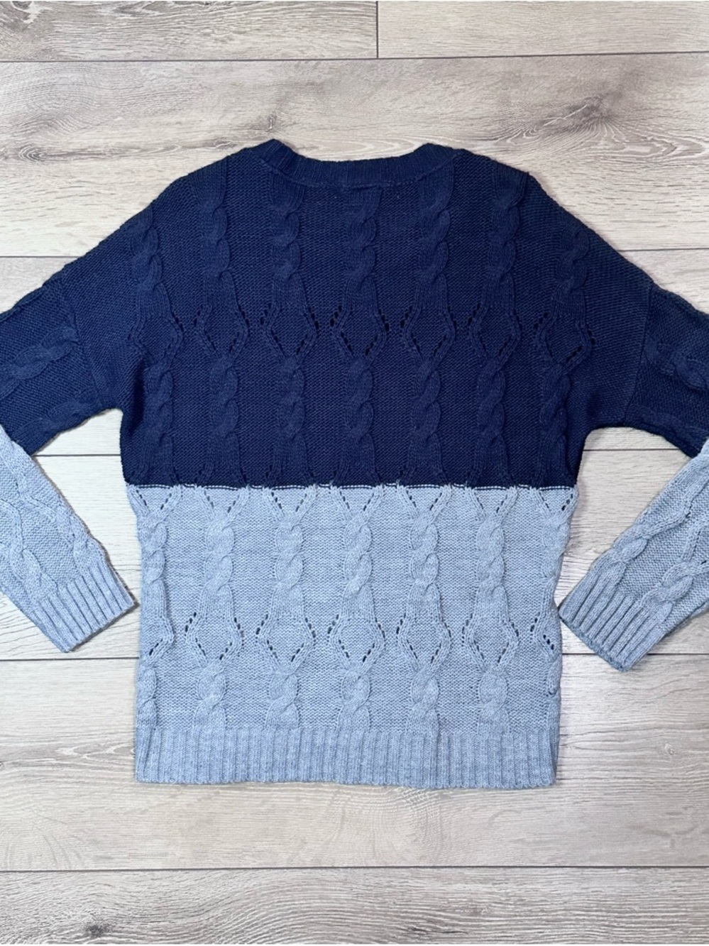 Urban Outfitters Coincidence & Chance Colorblock Cable Knit Sweater - Picture 12 of 12